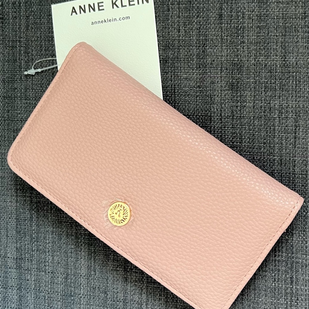 NWT ANNE KLEIN SLIM BIFOLD WALLET CARDHOLDER